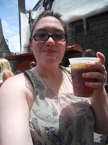 Emily with a Butterbeer