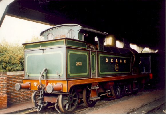 Class H on shed at Sheffield Park